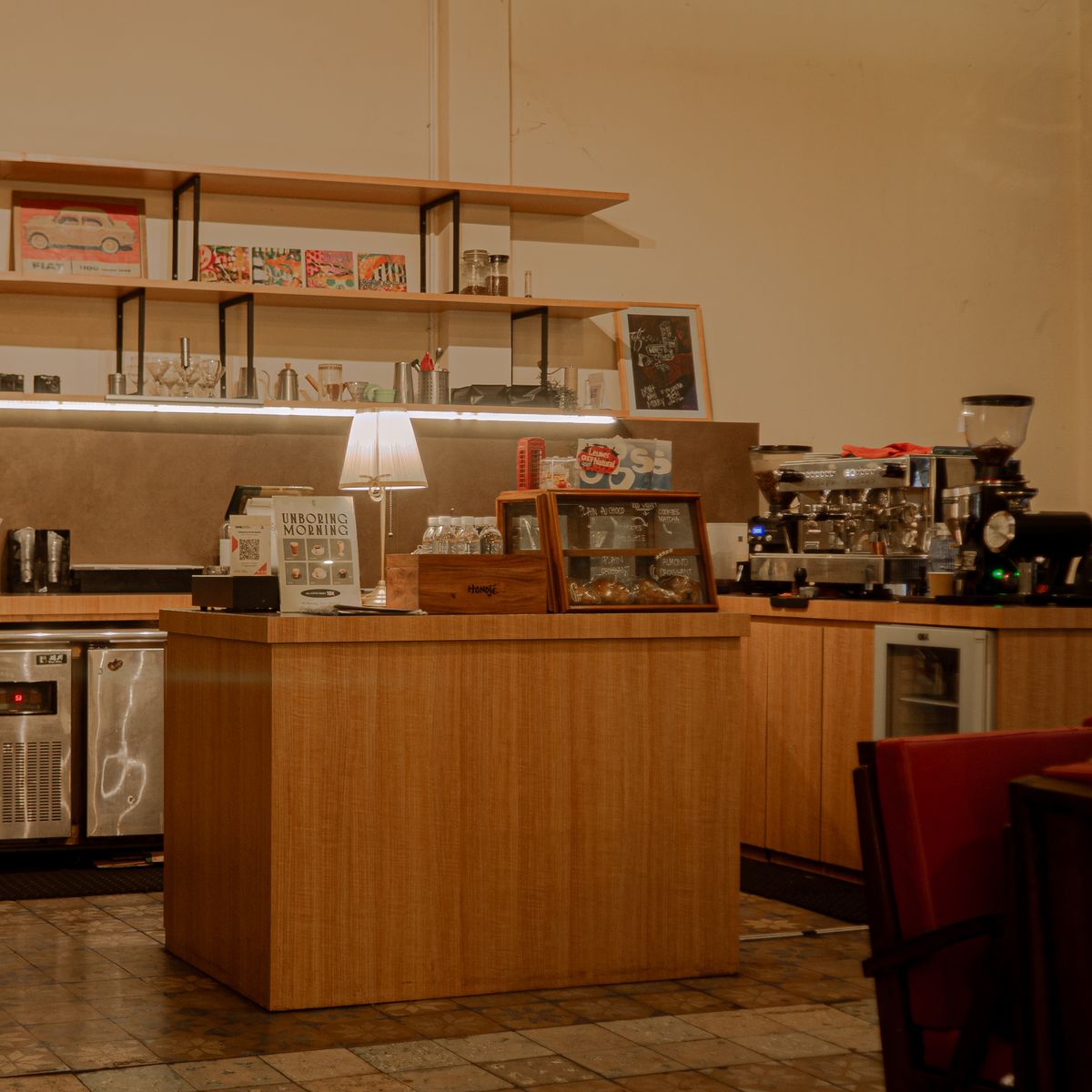 カフェの店内